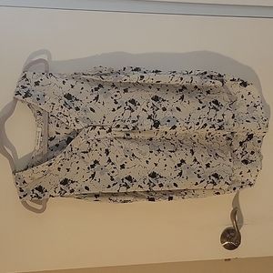 Rose + Olive sheer floral blouse